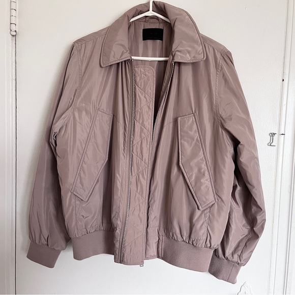 Oak and Fort - fall preppy bomber jacket - Picture 3 of 3